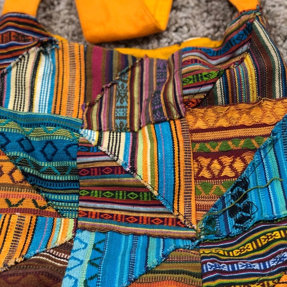 Hand made African crossbody Ankara bag - Picture 2 of 6